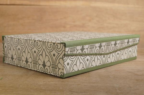 Große Luxus Box Papeterie Schreibweise